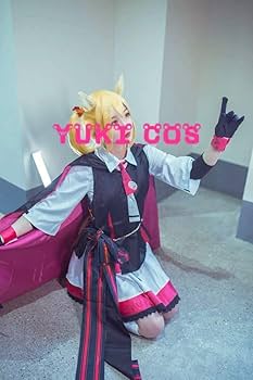 Amazon.co.jp: LONGSHUMU アークナイツ ソラ コスプレ衣装 (女性